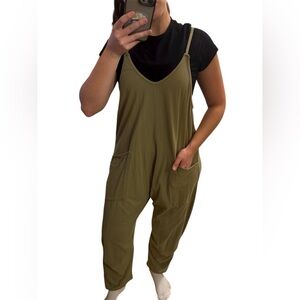 Olive Green Women's Jumpsuit